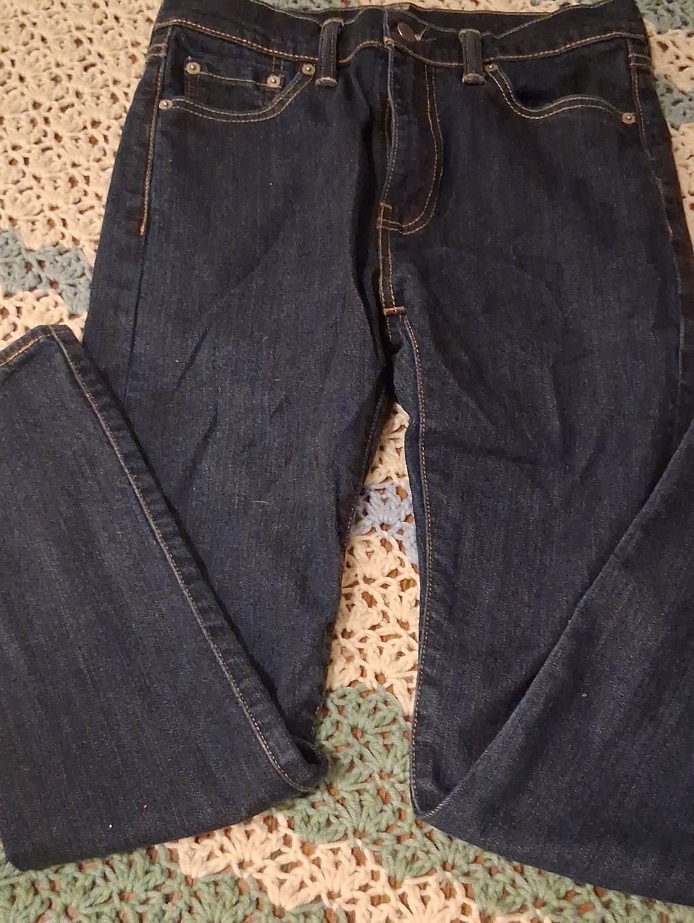 Levi's Men's Blue Denim Jeans - Classic 510 Style Size 30 L 30 Skinny